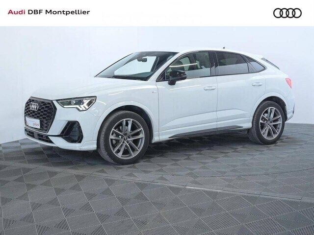 Blanc glacier métallisé Utilisé 2022 Audi Q3 Sportback S-Line SUV | 36 890 € - Image 1/4