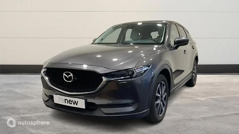 Gris Utilisé 2018 Mazda CX-5 Signature SUV | 17 999 € (Bon prix) - Image 1/4