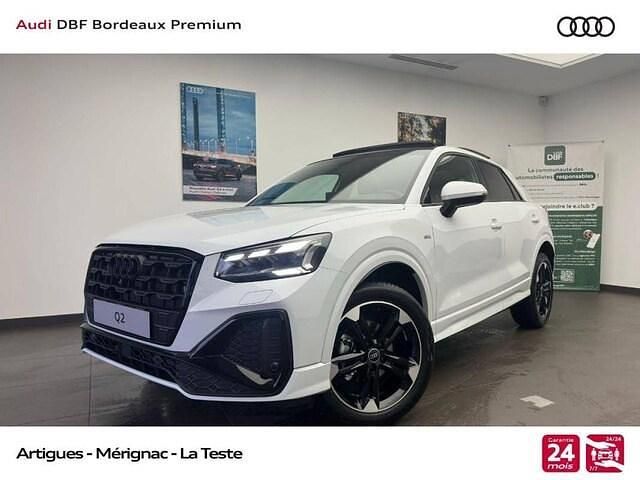Blanc glacier métallisé Occasion 2025 Audi Q2 S-Line SUV | 39 700 € (Prix cher) - Image 1/4