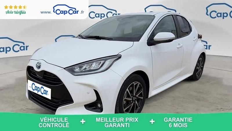 Blanc Occasion 2022 Toyota Yaris Hybrid Design Citadine | 18 500 € (Bon prix) - Image 1/4