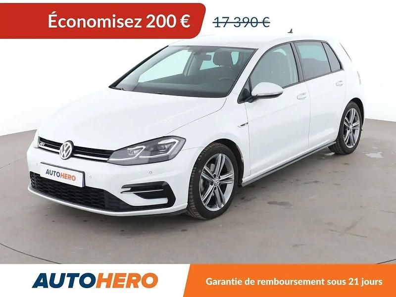 Blanc Occasion 2018 VW Golf VII Berline | 17 190 € (Prix assez cher) - Image 1/2