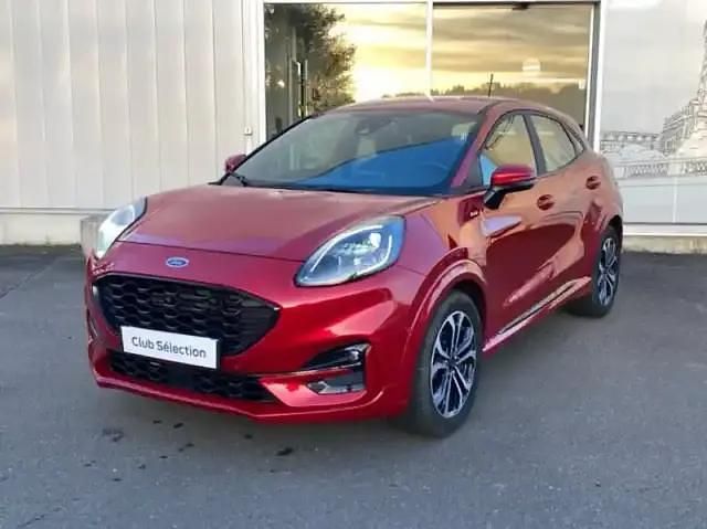 Rouge métallisé Occasion 2023 Ford Puma ST-Line | 16 990 € (Prix juste) - Image 1/4