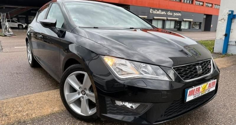 Noir Occasion 2015 Seat Leon FR Berline | 9 490 € (Bon prix) - Image 1/4