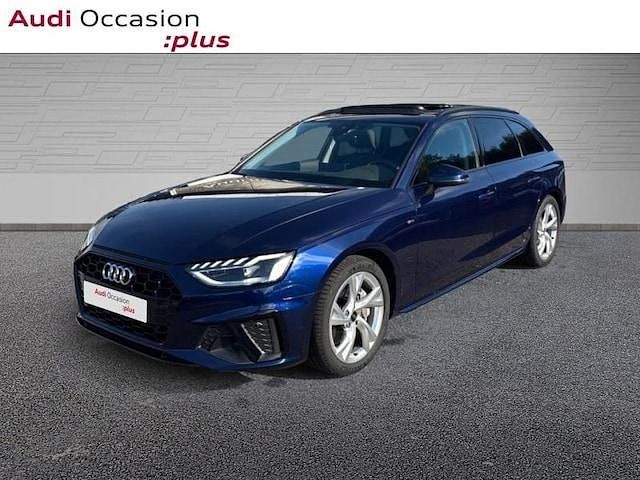 Bleu navarre métallisé Utilisé 2024 Audi A4 S-Line Break | 45 490 € - Image 1/3