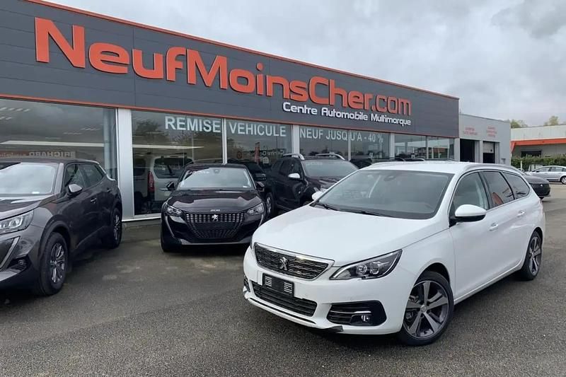 Blanc Occasion 2020 Peugeot 308 Allure Break | 12 990 € (Super prix) - Image 1/4