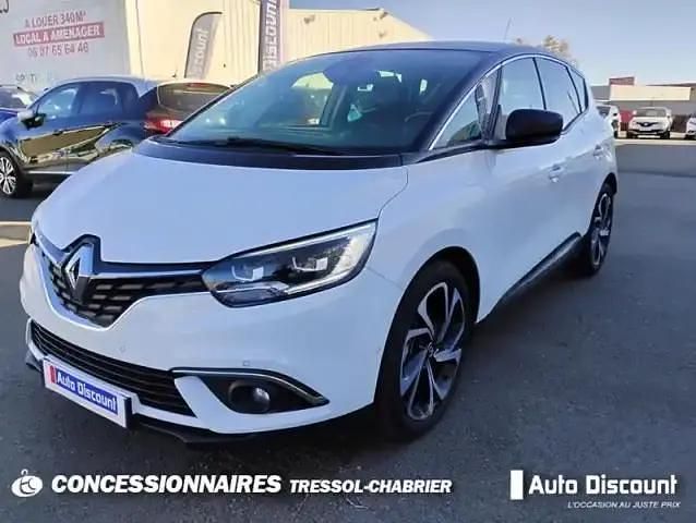 Blanc 369 noir Occasion 2019 Renault Grand Scénic IV Intens Monospace | 16 989 € - Image 1/4