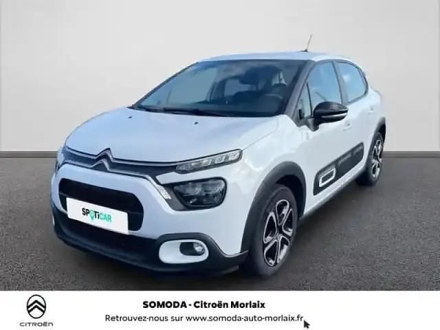 Blanc Occasion 2023 Citroën C3 PureTech Citadine | 12 790 € (Prix juste) - Image 1/4