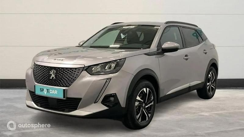 Gris Utilisé 2021 Peugeot e-2008 Allure SUV | 16 999 € (Prix juste) - Image 1/4
