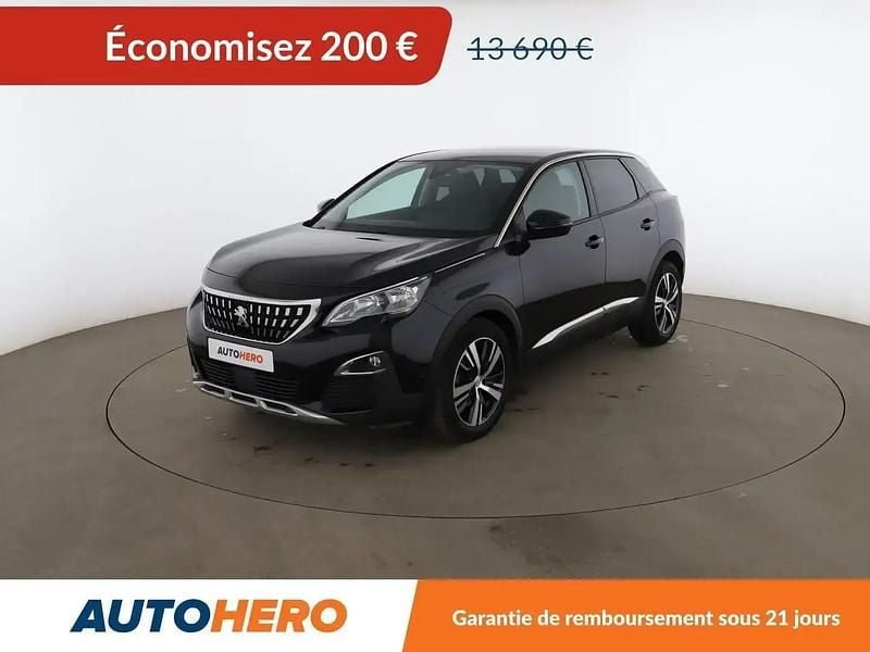 Noir Occasion 2016 Peugeot 3008 Allure SUV | 13 490 € (Prix juste) - Image 1/2