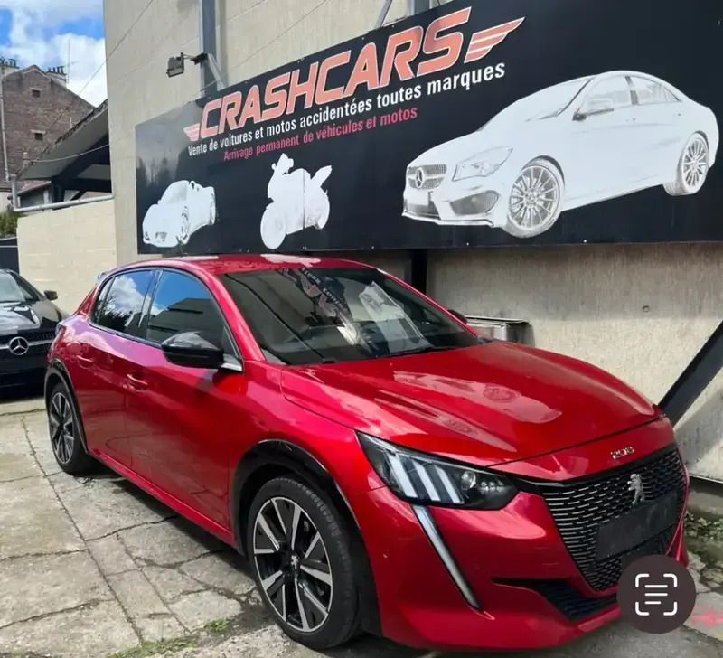 Rouge Occasion 2021 Peugeot 208 GT Citadine | 12 990 € (Super prix) - Image 1/4