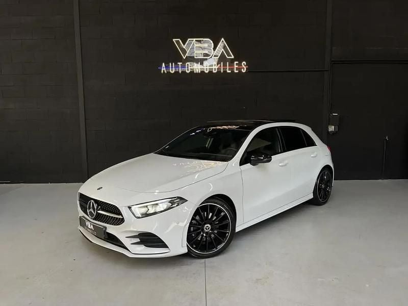 Blanc Occasion 2020 Mercedes A180 AMG line Berline | 24 490 € - Image 1/4