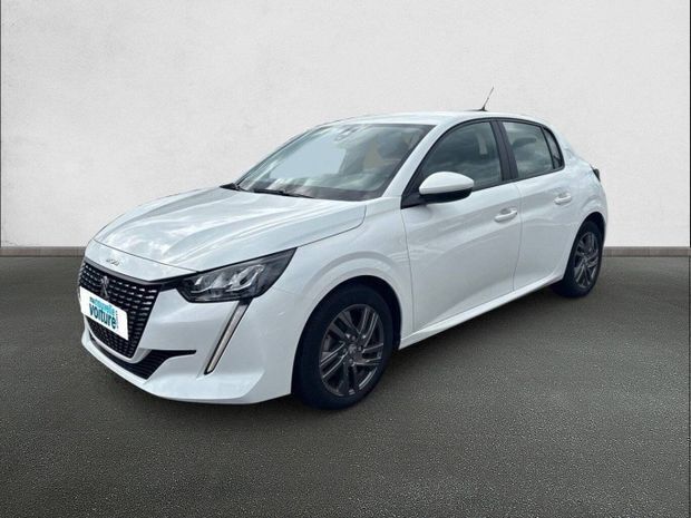 Blanc Utilisé 2021 Peugeot 208 Business-Line Citadine | 15 490 € (Prix juste) - Image 1/4