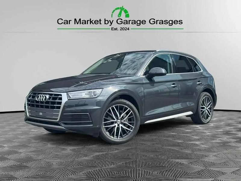 Gris Utilisé 2019 Audi Q5 Sport SUV | 32 990 € (Prix juste) - Image 1/4