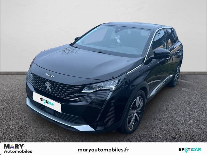 Noir Utilisé 2022 Peugeot 3008 Allure | 27 590 € (Prix juste) - Image 1/3