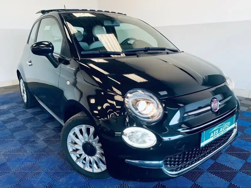 Noir Utilisé 2021 Fiat 500 Dolcevita | 10 990 € (Bon prix) - Image 1/4