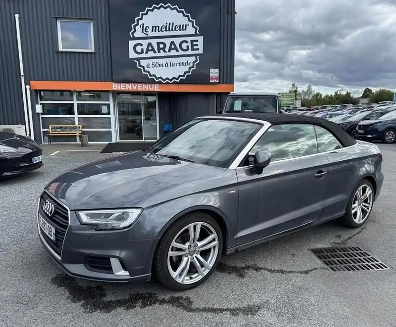 Gris Utilisé 2019 Audi A3 Cabriolet S-Line Cabriolet | 21 990 € (Prix juste) - Image 1/4