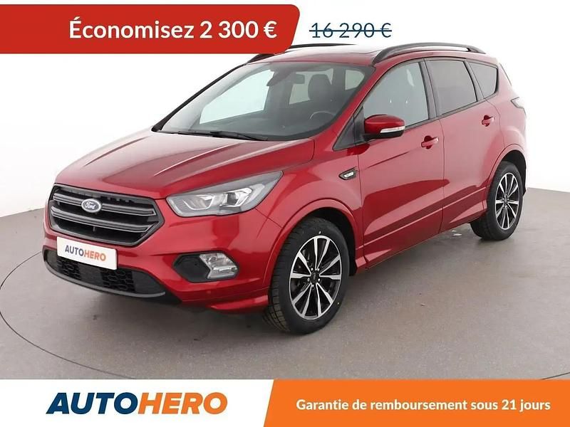 Rouge Occasion 2017 Ford Kuga ST-Line SUV | 13 990 € (Prix juste) - Image 1/2