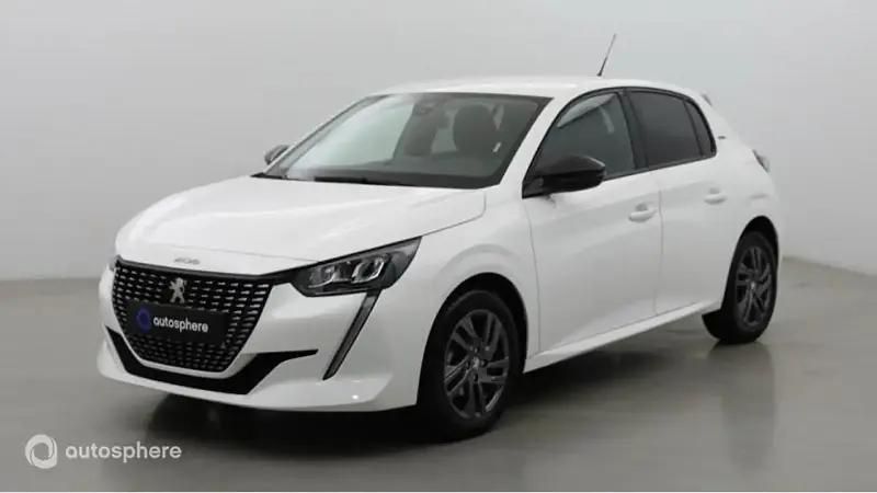Blanc banquise (o) Utilisé 2022 Peugeot 208 Style Citadine | 11 499 € (Prix juste) - Image 1/4