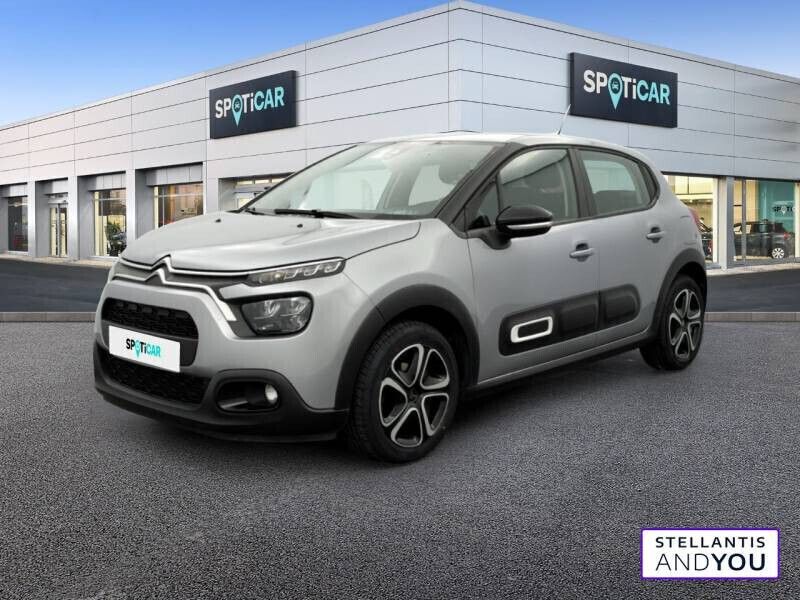 Gris Utilisé 2022 Citroën C3 Feel Citadine | 11 890 € (Prix juste) - Image 1/4