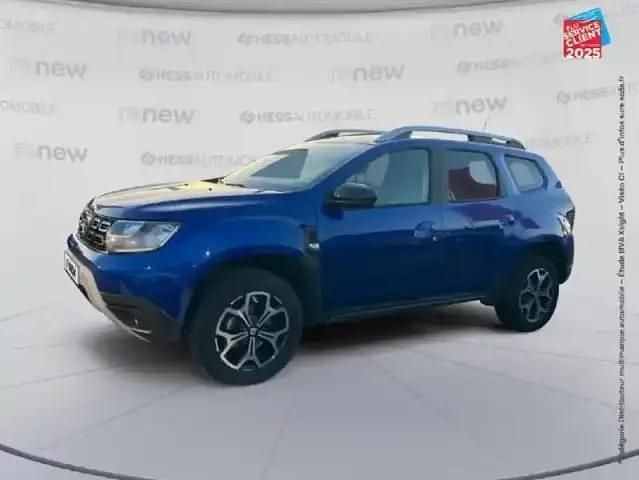 Bleu iron métallisé Utilisé 2021 Dacia Duster SUV | 17 499 € (Prix juste) - Image 1/4