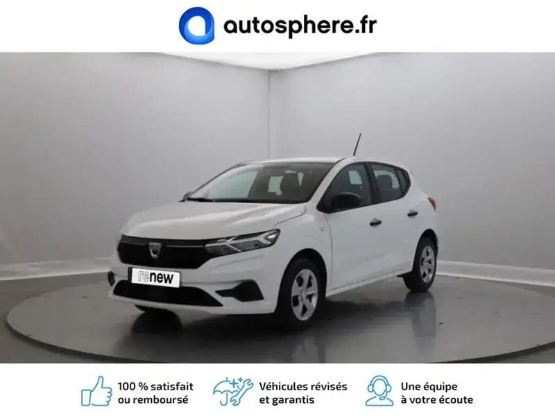 Blanc Utilisé 2022 Dacia Sandero Essentiel Citadine | 12 499 € (Bon prix) - Image 1/4