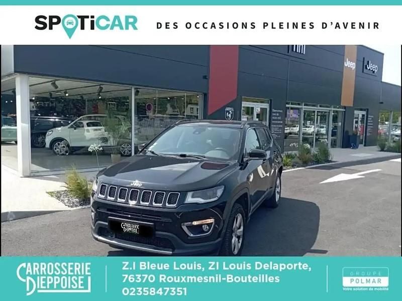 Noir Utilisé 2017 Jeep Compass Limited SUV | 15 980 € (Prix cher) - Image 1/4