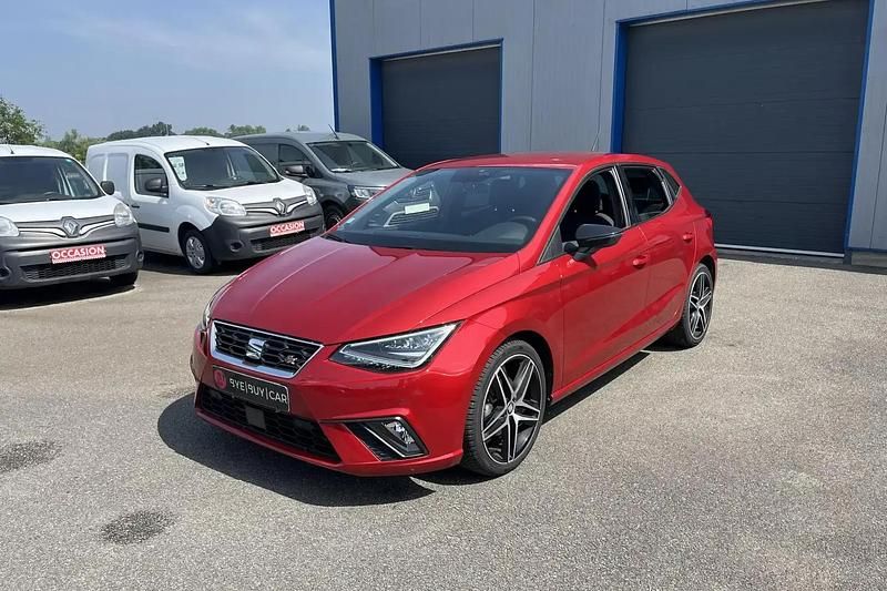 Rouge Utilisé 2021 Seat Ibiza FR Berline | 16 490 € (Prix juste) - Image 1/4