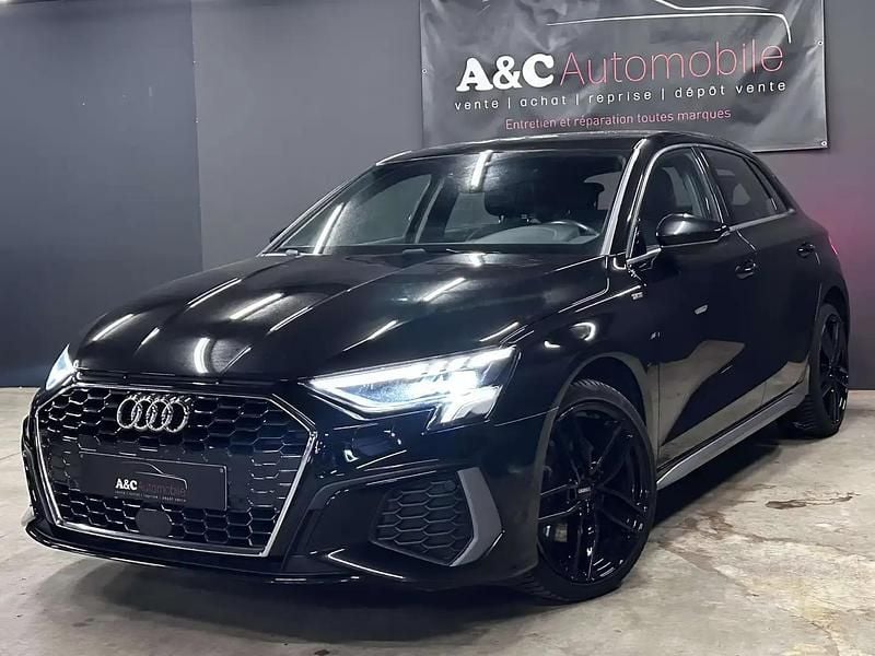 Noir Occasion 2020 Audi A3 S-Line Berline | 18 950 € (Bon prix) - Image 1/4