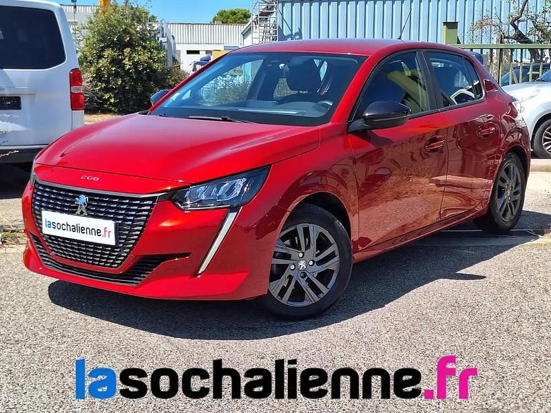 Rouge Utilisé 2022 Peugeot 208 Allure Citadine | 15 990 € (Prix juste) - Image 1/4