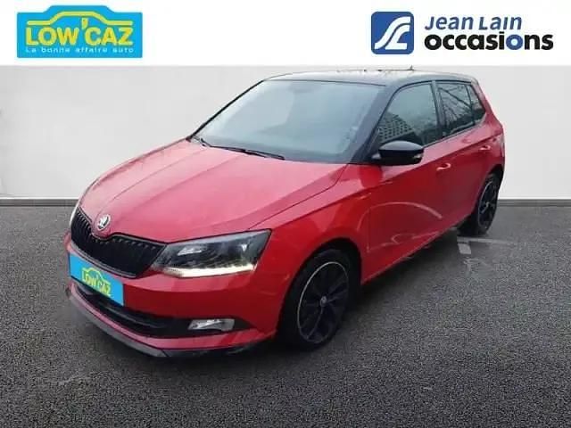 Occasion Skoda Fabia 2018 Rouge corrida toit noir Berline