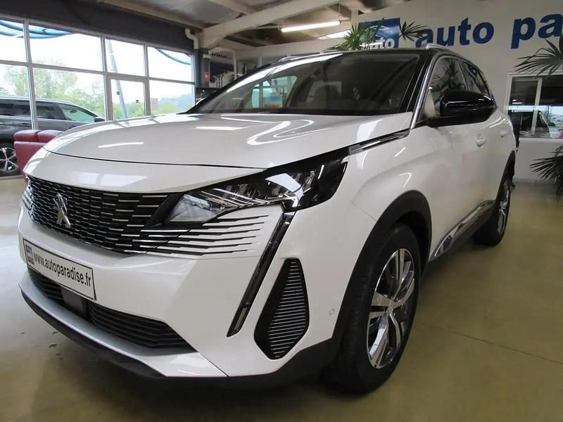 Blanc Utilisé 2021 Peugeot 3008 Allure SUV | 18 900 € (Bon prix) - Image 1/4