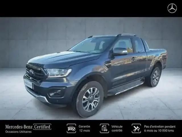 Gris basalte Occasion 2023 Ford Ranger Wildtrack Pick-up | 33 900 € (Super prix) - Image 1/4