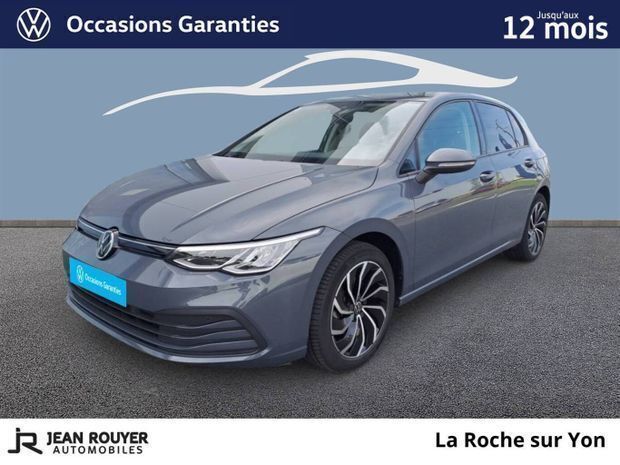 Gris Occasion 2022 VW Golf VIII Life Berline | 21 490 € (Prix juste) - Image 1/4
