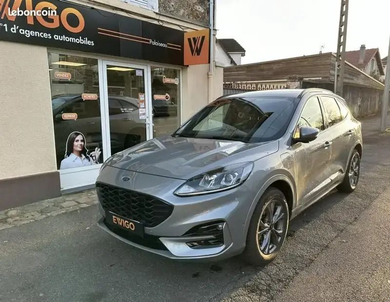 Gris Utilisé 2021 Ford Kuga ST-Line X SUV | 24 990 € (Prix juste) - Image 1/4