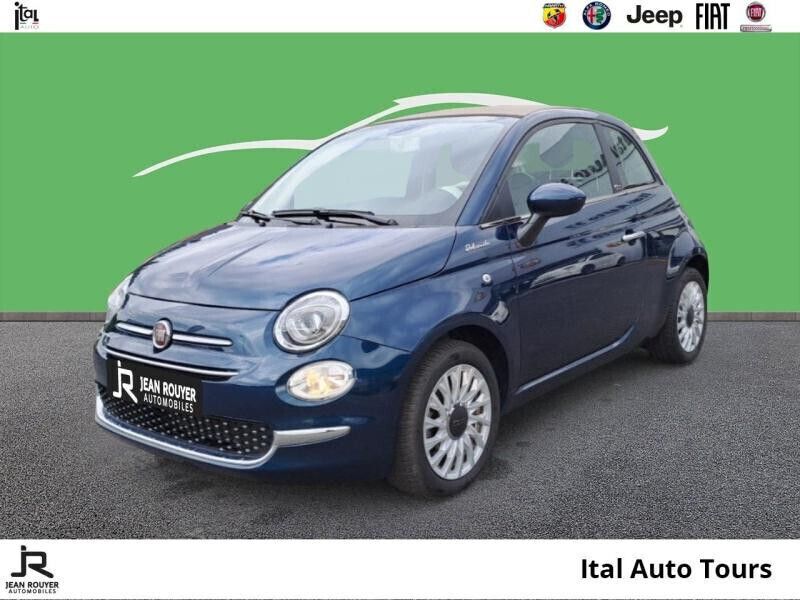 Bleu Utilisé 2022 Fiat 500C Dolcevita Cabriolet | 13 480 € (Prix juste) - Image 1/4