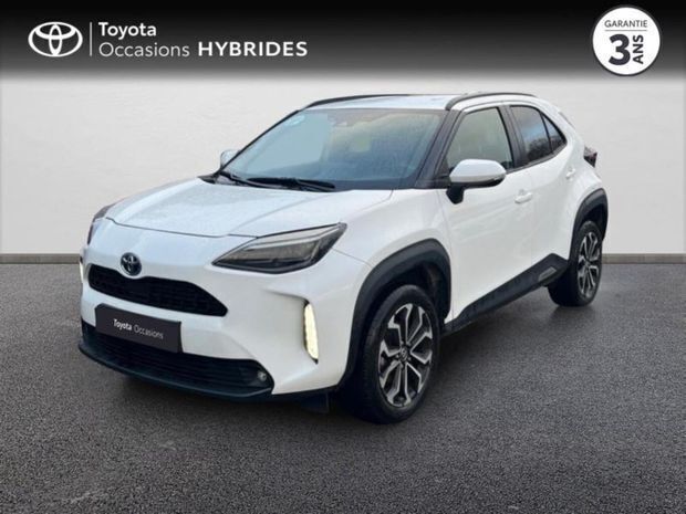 Blanc Utilisé 2022 Toyota Yaris Hybrid Design | 23 900 € (Prix juste) - Image 1/4