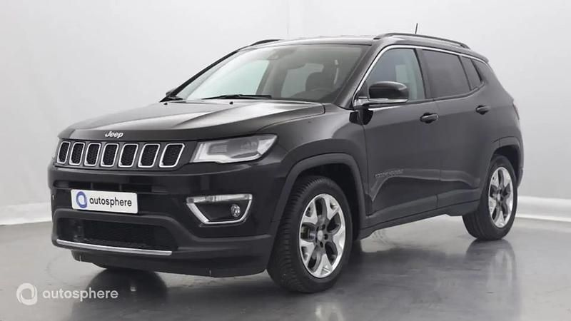 Noir Occasion 2020 Jeep Compass Limited SUV | 17 999 € (Prix juste) - Image 1/4