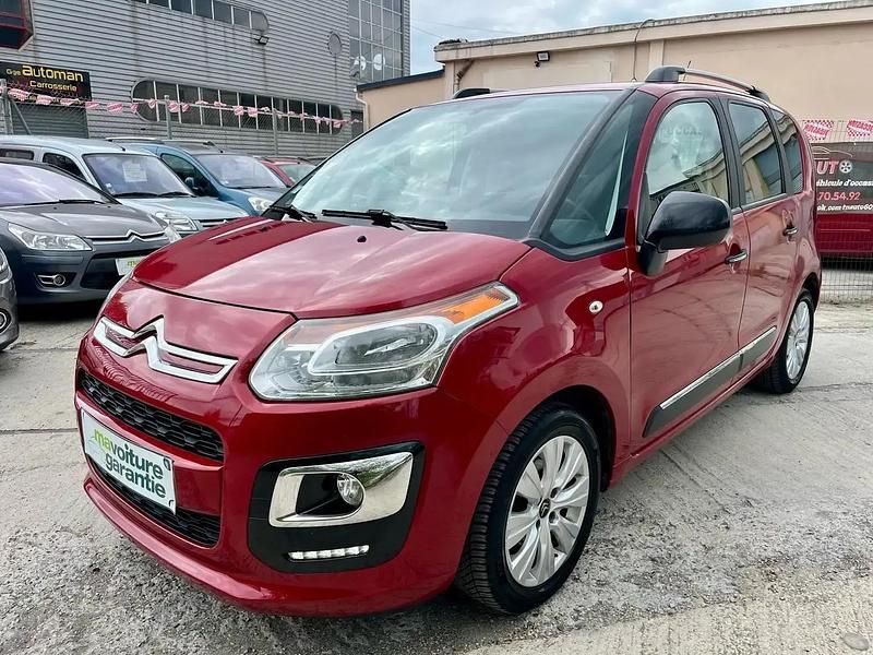Rouge Utilisé 2016 Citroën C3 Picasso Feel Monospace | 7 990 € (Bon prix) - Image 1/4