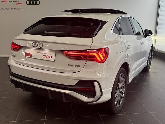 Blanc glacier métallisé Utilisé 2021 Audi Q3 Sportback S-Line SUV | 34 997 € (Prix juste) - Image 1/3