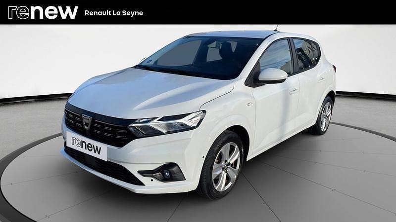 Blanc Utilisé 2022 Dacia Sandero Comfort Citadine | 12 790 € (Bon prix) - Image 1/4
