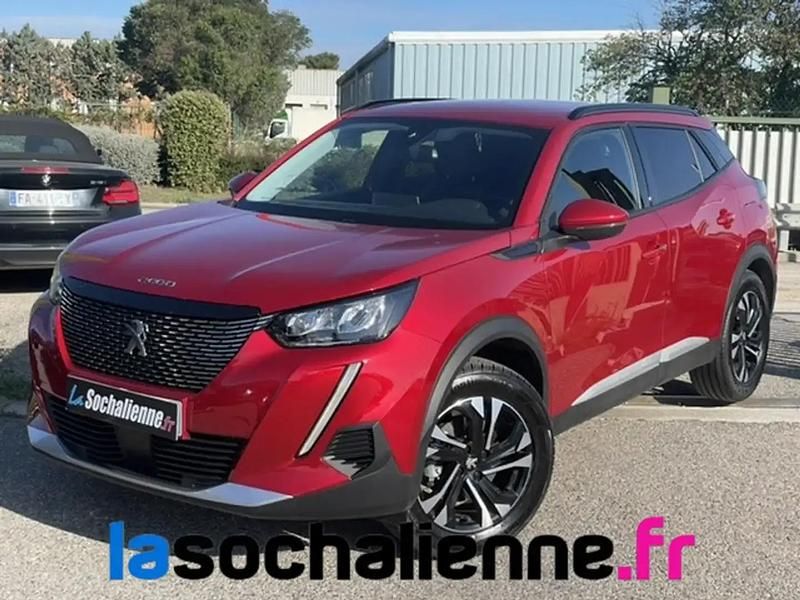 Rouge Utilisé 2021 Peugeot 2008 Allure SUV | 20 490 € (Prix juste) - Image 1/4