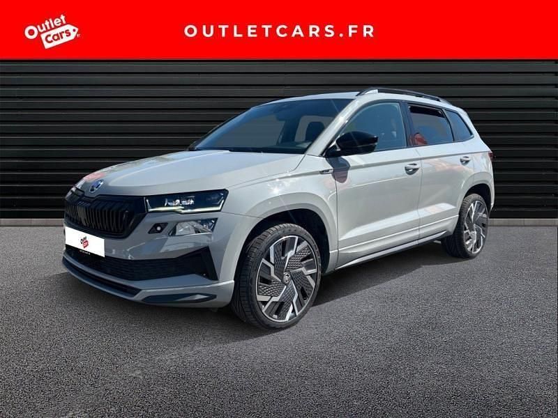 Gris perle Utilisé 2022 Skoda Karoq SportLine SUV | 20 790 € (Bon prix) - Image 1/4