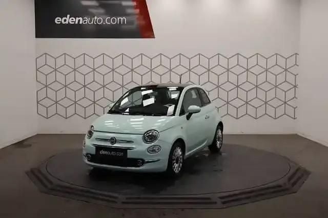 Mint zelena pastelna Occasion 2019 Fiat 500 Berline | 10 490 € (Prix juste) - Image 1/4