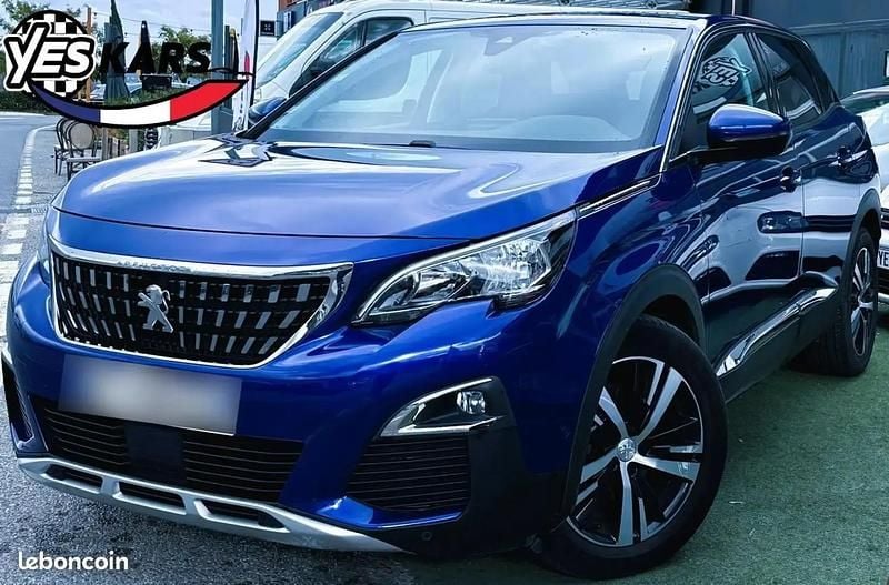 Bleu Utilisé 2018 Peugeot 3008 Allure Monospace | 10 990 € (Super prix) - Image 1/4