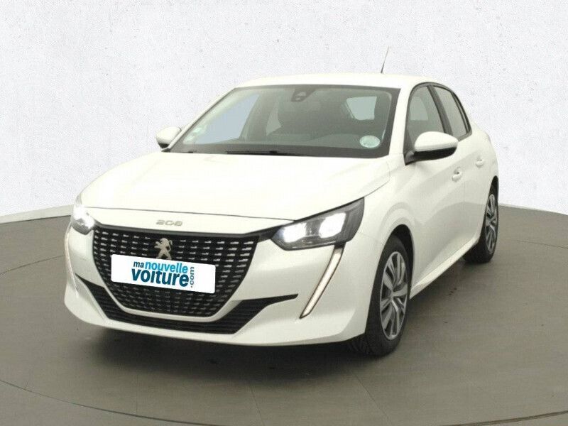 Blanc Utilisé 2020 Peugeot 208 Active Citadine | 12 290 € (Prix juste) - Image 1/4