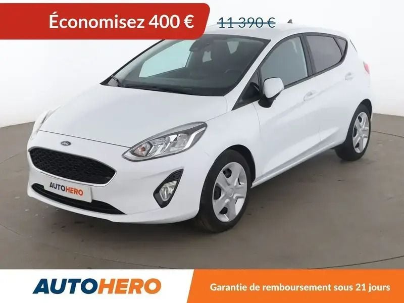 Blanc Utilisé 2019 Ford Fiesta Cool & Connect Citadine | 10 990 € (Prix juste) - Image 1/2
