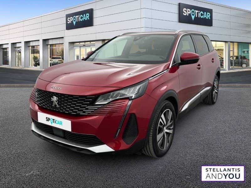 Rouge Utilisé 2020 Peugeot 5008 Allure Monospace | 22 490 € (Prix juste) - Image 1/3
