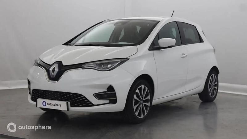 Blanc Utilisé 2020 Renault Zoe Intens Citadine | 8 799 € (Super prix) - Image 1/4