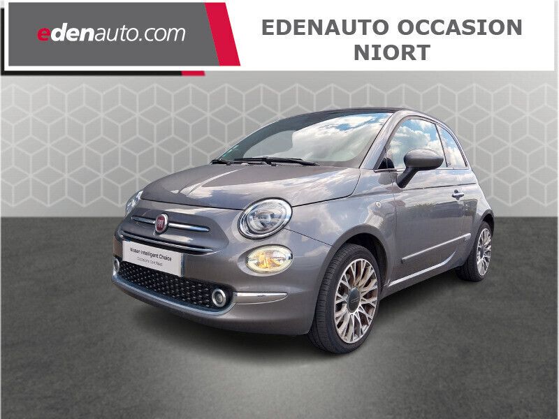 Gris Utilisé 2021 Fiat 500C Star Cabriolet | 13 990 € (Prix juste) - Image 1/4