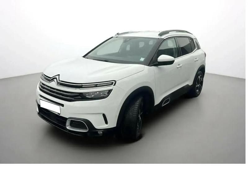 Blanc Utilisé 2021 Citroën C5 Aircross Shine SUV | 18 990 € (Prix juste) - Image 1/4